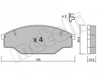 22-0227-0 METELLI - KLOCKI HAM.VW TARO 2,4D 89-97 