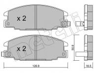 22-0244-0 METELLI - KLOCKI HAM.OPEL FRONTERA A 91-95 