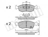 22-0274-5 METELLI - KLOCKI HAM.FIAT PANDA 12- 