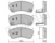 22-0277-0 METELLI - KLOCKI HAM.NISSAN ALMERA 95-99 