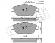 22-0322-3 METELLI - KLOCKI HAM.FIAT STILO -08 1,9JTD CZUJ 