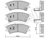 22-0361-0 METELLI - KLOCKI HAM.HYUNDAI ATOS 1,0 97- 