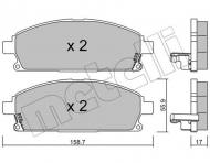 22-0406-1 METELLI - KLOCKI HAM.NISSAN PATHFINDER 01- 3,5 V6 