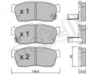 22-0415-0 METELLI - KLOCKI HAM.SUZUKI IGNIS 00-03 