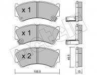 22-0436-0 METELLI - KLOCKI HAM.SUZUKI BALENO 99- 