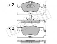 22-0489-0 METELLI - KLOCKI HAM.NISSAN PRIMERA P11 -02 