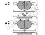 22-0534-1 METELLI - KLOCKI HAM.FORD FOCUS II 04- 