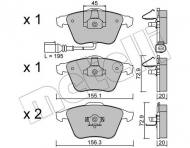 22-0549-2 METELLI - KLOCKI HAM.VW PASSAT 05- CZUJ 