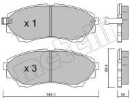 22-0610-0 METELLI - KLOCKI HAM.FORD RANGER 2,5TD 02- 