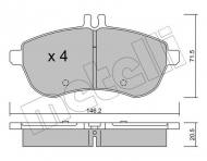 22-0665-0 METELLI - KLOCKI HAM.MERCEDES C W204 07- 