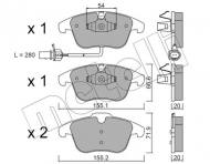 22-0675-2 METELLI - KLOCKI HAM.AUDI A4 (B8) 08- 