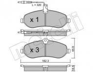 22-0707-0 METELLI - KLOCKI HAM.FIAT SCUDO 07- CZUJ 