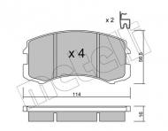 22-0736-0 METELLI - KLOCKI HAM.MITSUBISHI LANCER 03- 