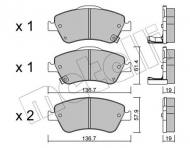 22-0794-0 METELLI - KLOCKI HAM.TOYOTA AURIS 07- 