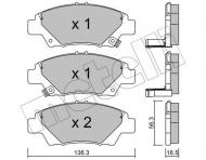 22-0865-0 METELLI - KLOCKI HAM.HONDA JAZZ 09- 