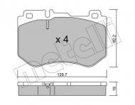 22-1018-0 METELLI - KLOCKI HAM.MERCEDES C W205 13- PRZÓD 