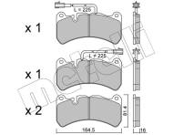 22-1201-2 METELLI - KLOCKI HAM.PRZOD 