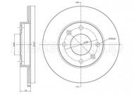 23-0100 METELLI - TARCZA HAM.CITROEN SAXO 96- 