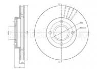 23-0316 METELLI - TARCZA HAM.FORD MONDEO 93-00 