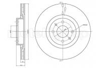 23-0369C METELLI - TARCZA HAM.FIAT BRAVO 07- 