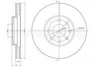 23-0490C METELLI - TARCZA HAM.OPEL ASTRA G 98-04 