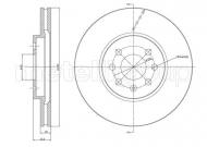 23-0800C METELLI - TARCZA HAM.OPEL ASTRA H 04-10 