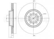 23-0840C METELLI - TARCZA HAM.VW GOLF V 2,0TDI 03- 