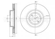 23-0879C METELLI - TARCZA HAM.TOYOTA YARIS 10- 