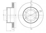 23-0880 METELLI - TARCZA HAM.VW CRAFTER 06- TYŁ 