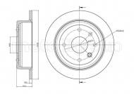 23-0953 METELLI - TARCZA HAM.CHEVROLET LACETTI 04- 