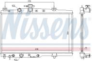 606689 NISSENS - CHŁODNICA SILNIKA GEELY NISSENS 