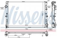 627033 NISSENS - CHŁODNICA SILNIKA C-CLASS W 205 (14-),E-CLASS W 213,238 (16-),GLC-CLASS X 253