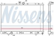 628972 NISSENS - CHŁODNICA WODY MITSUBISHI OUTLANDER (CU2, 5W) (03-)