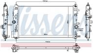 630763 NISSENS - CHŁODNICA WODY OPEL / VAUXHALL ZAFIRA (C) 11-