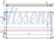 63761 NISSENS - CHŁODNICA WODY NISSAN INTERSTAR (X70) (02-), RENAULT MASTER