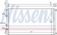 63812A NISSENS - CHŁODNICA WODY NISSAN INTERSTAR (X70) (02-), OPEL MOVANO A (