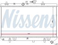 66665 NISSENS - CHŁODNICA WODY KIA RIO I (DC) (00-) 