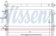 67302 NISSENS - CHŁODNICA WODY SEAT CORDOBA (6K) (93-), SEAT IBIZA II (6K) (