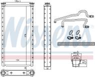 707221 NISSENS - nagrzewnica LAND ROVER DISCOVERY V L462 17- Range Rover L405