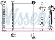 71162 NISSENS - NAGRZEWNICA CITRO╦N C3 PICASSO (09-), PEUGEOT 308 (07-), PEU