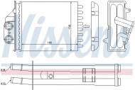 71453 NISSENS - NAGRZEWNICA FIAT 500 (312) (07-), FIAT PANDA (169) (03-), FO