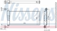 72041 NISSENS - NAGRZEWNICA MERCEDES SPRINTER W 906 (06-), VW CRAFTER (2E, 2