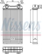 73331 NISSENS - NAGRZEWNICA NISSAN PRIMASTAR (X83) (02-), OPEL VIVARO A (01-