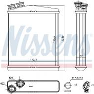 73645 NISSENS - NAGRZEWNICA LAND ROVER FREELANDER II (FA) (07-), RANGE ROVER