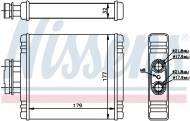 73654 NISSENS - NAGRZEWNICA AUDI A 1 / S 1 (8X) (10-), SEAT CORDOBA (6L) (02