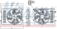 850006 NISSENS - wentylator HYUNDAI ix35 LM 09 