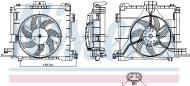 850009 NISSENS - wentylator SMART SMART FORTWO W451 07 