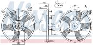 85759 NISSENS - WENTYLATOR CHŁODNICY SEAT CORDOBA (6L) (02-), SEAT IBIZA IV