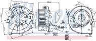 87080 NISSENS - DMUCHAWA KABINOWA OPEL CORSA C (00-), OPEL TIGRA B (04-), OP