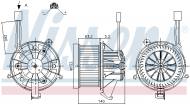 87264 NISSENS - DMUCHAWA KABINOWA OPEL ASTRA J (09-), OPEL CASCADA (13-), OP